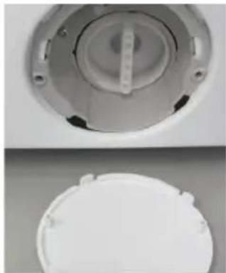 AMICA AWI714S - Cleaning the pump filter - 2