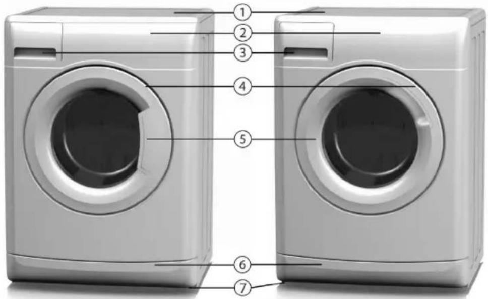 WHIRLPOOL AWO/C 61403P - OPIS PRALKI - 1