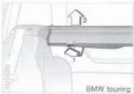 BMW 318i (1996) - Siatka oddzielająca bagaż - 2