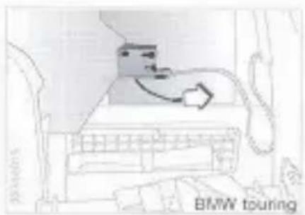 BMW 318i (1996) - Obsługa ręczna w razie usterki elektrycznej - 2