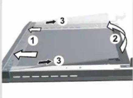 GORENJE K67522BX - Wyjmowanie drucianych prowadnic - 1