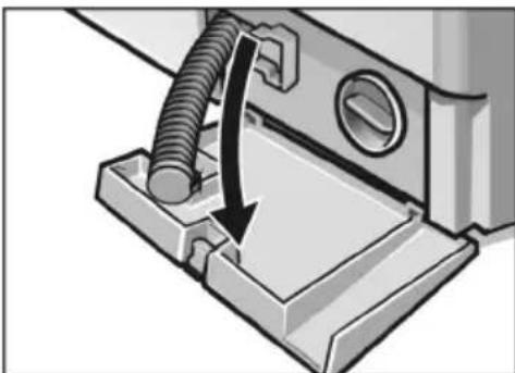 Mechanical component diagram showing a threaded rod inserted into a housing (no text or symbols visible)