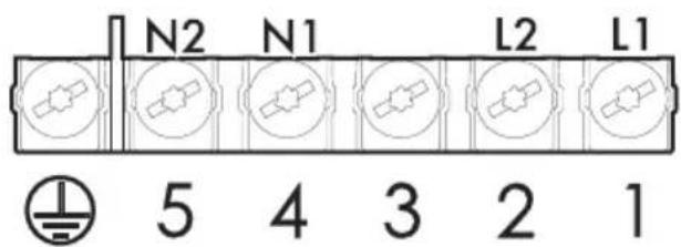 N2 N1 L2 L1 5 4 3 2 1