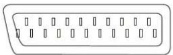 HISENSE PDP4211 - The SCART interface. - 1