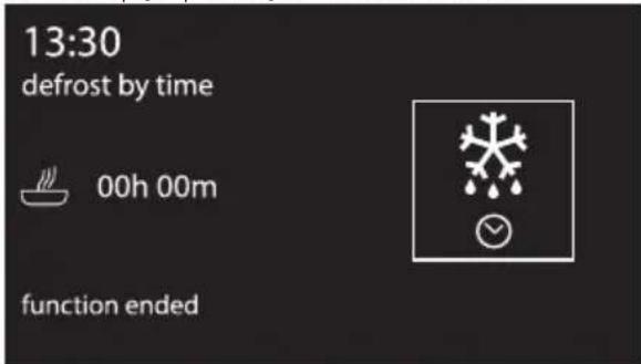 SMEG SF130NE - Rozmrażanie na czas (Defrost by time) - 3