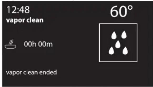 SMEG SF130NE - Ustawienia Vapor Clean - 6