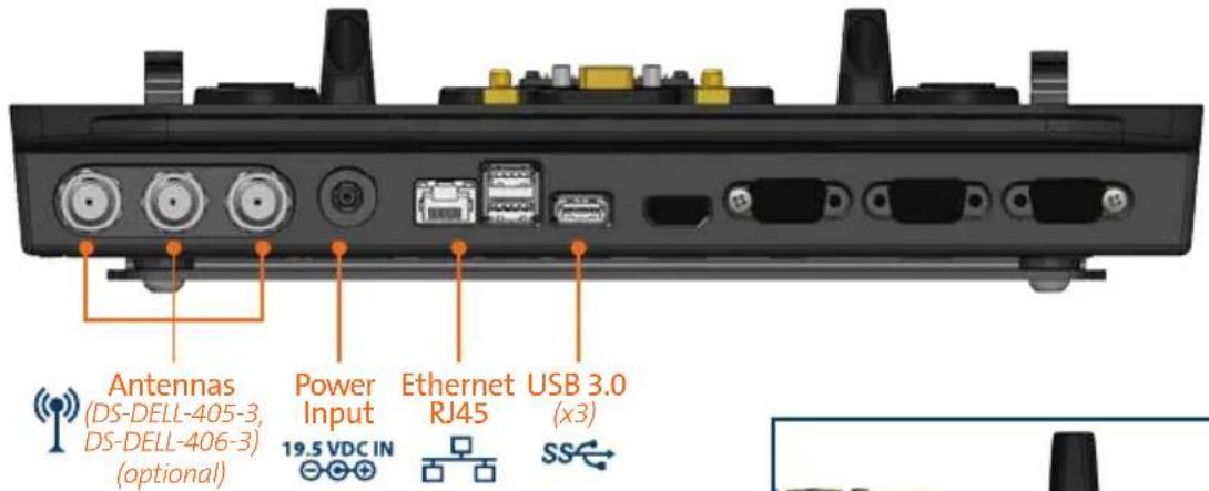 Havis DS-DELL-402 - Rearward Facing Ports - Basic Port Replication - 1
