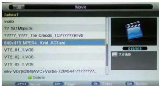 /udaka1 video ?? 19.1Mbps.ts ?????_????_The Croods_TC???????mvb 640x416 MPEG4_Xvid_AC3.avi VTS_01_1.VOB VTS_02_1.VOB VTS_03_1.VOB mkv_V07[H264(AVC)-Vorbs-720*544]????????_ _ Delete 015/019 7.61MB ▲▼▲▼ Move Ctrl+ Page OK Enter Exit Return