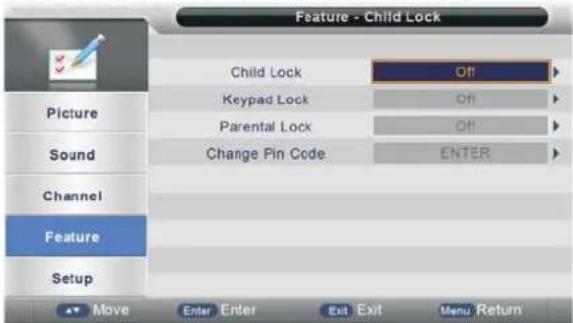 Manta LED1503 - Child Lock - 1