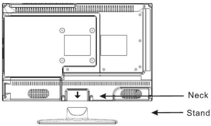 Manta LED1503 - 3.How to install the stand - 1
