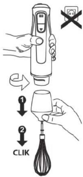 Diagram illustrating a digital brush tool with instructional labels and step-by-step instructions for switching to a glass.