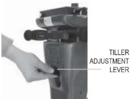 TILLER ADJUSTMENT LEVER