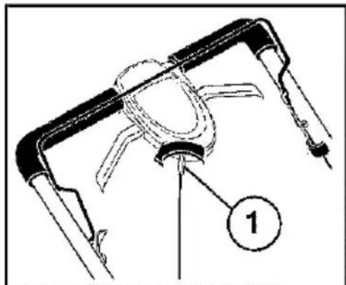 Technical diagram showing a mechanical assembly with labeled component '1'