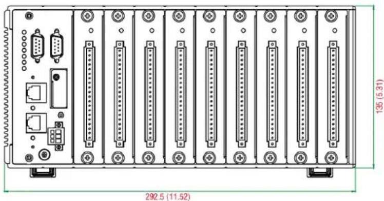 Moxa RM-3810-T - Dimensions (unit: mm(inch)) - 5