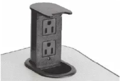 Black Box UCCSM27T-ILC - Pop-Up Power Port Option (UCCSM-10---SM-10-30HP Only) - 1