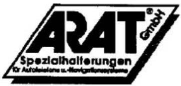 ARAT® Spezialhalterungen für Autokontelene u-Navigationssysteme