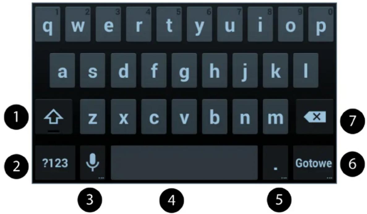 myPhone Hammer Axe M LTE - Klawiatura systemowa Android - 1
