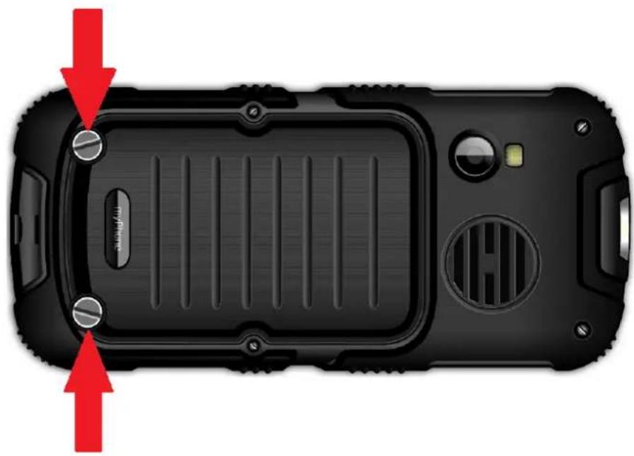 myPhone Hammer 2+ - Montaż karty SIM, karty pamięci oraz akumulatora - 1