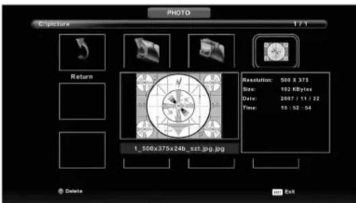 Vivax TV-40LE78T2S2 - Photo menu (Izbornik fotogracija) - 1