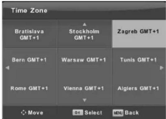 Vivax TV-40LE78T2S2 - Time Zone (Vremenska zona) - 1