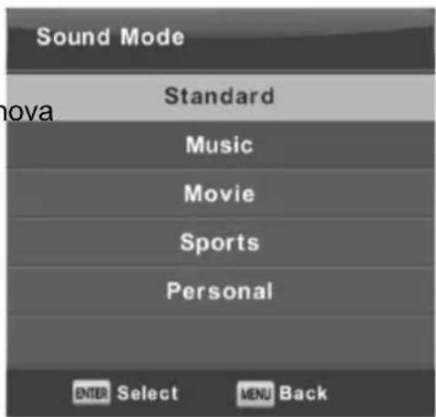 Vivax TV-40LE78T2S2 - Sound Mode (Mod Zvuka) - 1