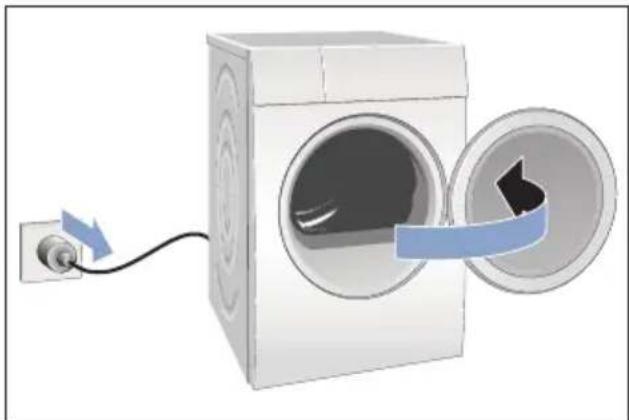 BOSCH WTYH7780PL - Zmiana strony otwierania drzwi - 1
