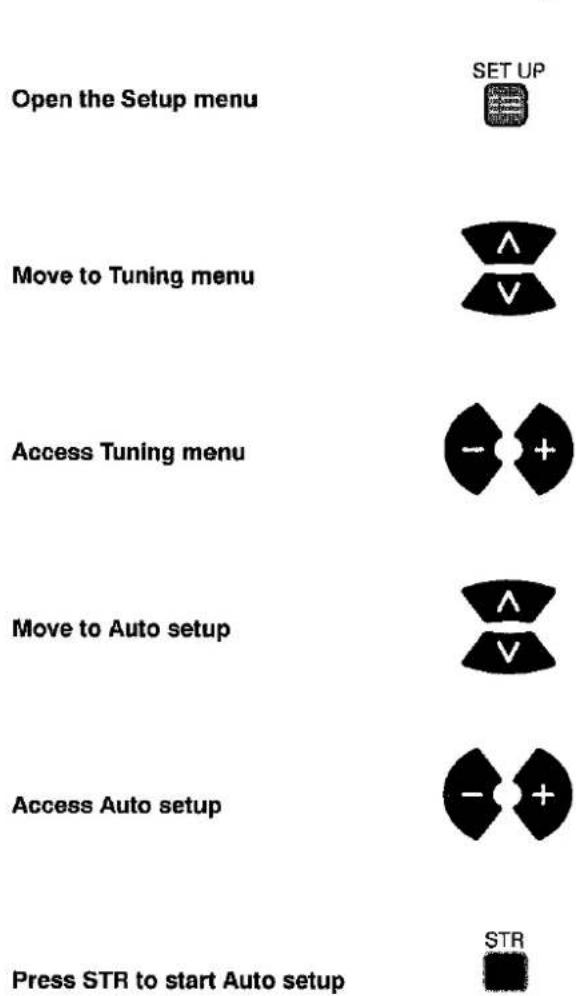 PANASONIC TX-32PK3L - The Auto setup menu will allow you to automatically retune the TV to your local stations. It is useful if you move to a different region - 1