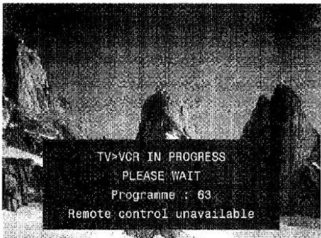 PANASONIC TX-32PK3L - To copy programme information to a compatible VCR connected to AV2 - 5