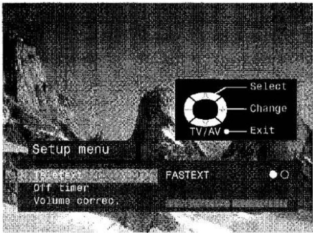 PANASONIC TX-32PK3L - Setup menu - 5