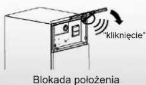 "kliknięcie" Blokada położenia