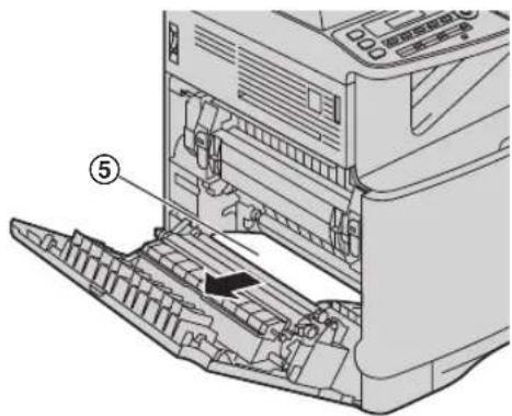 PANASONIC KX-MC6020PD - Przypadek 1: Jeżeli papier zablokował się w pobliżu rolek: - 1