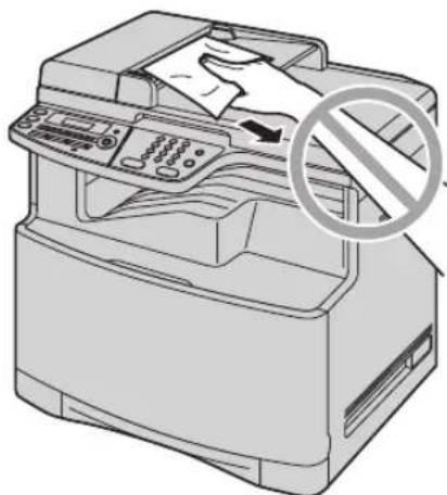 PANASONIC KX-MC6020PD - Ostrzeżenie: - 1