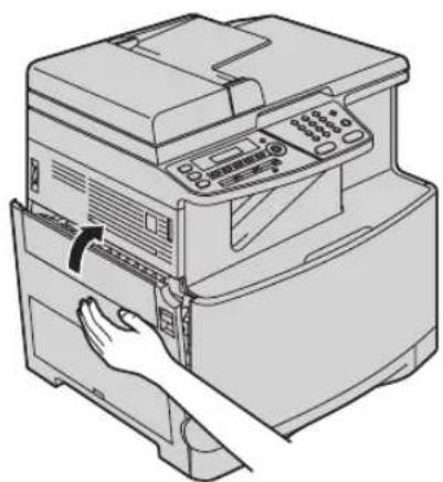 PANASONIC KX-MC6020PD - Przypadek 2: Jeżeli papier zablokował się w pobliżu zespołu grzewczego: - 4
