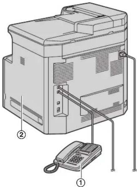 PANASONIC KX-MC6020PD - W razie braku sygnału wywołania faksu - 1