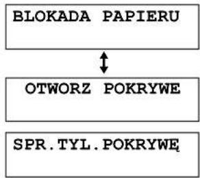 PANASONIC KX-MB783PD - Kiedy papier zablokuje się wewnątrz urządzenia - 1