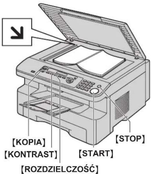 PANASONIC KX-MB783PD - Korzystanie z szyby skanera - 1