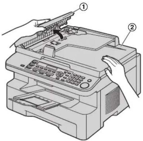 PANASONIC KX-MB783PD - Czyszczenie rolek podajnika dokumentów (tylko model KX-MB773/KX-MB783) - 1