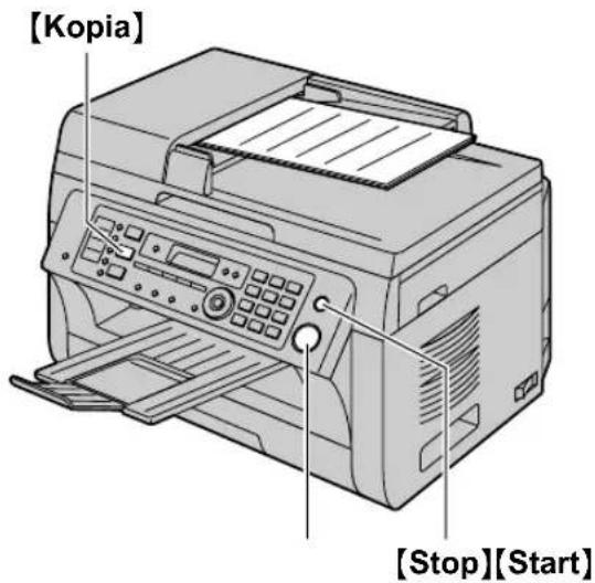 PANASONIC KX-MB2061PD - Korzystanie z automatycznego podajnika dokumentów - 1
