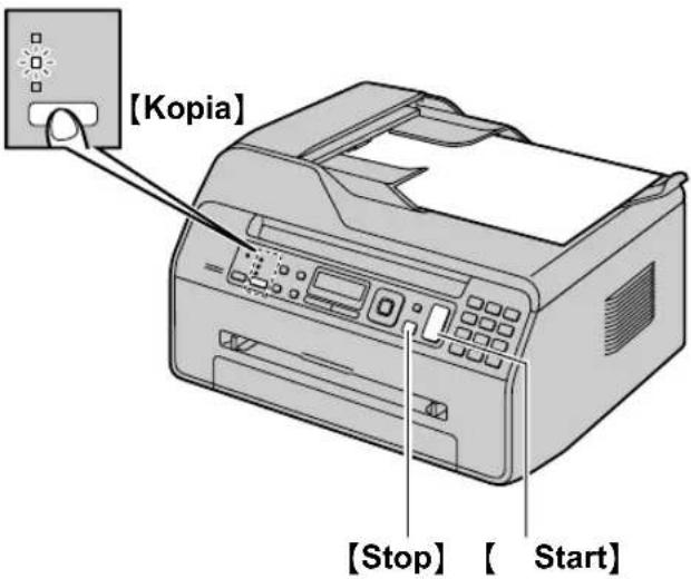 PANASONIC KX-MB1536PD - Korzystanie z automatycznego podajnika dokumentów (dotyczy tylko modelu KX-MB1530/KX-MB1536) - 1