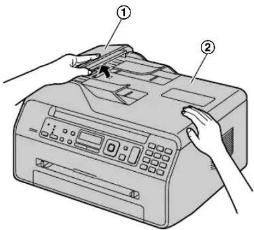 PANASONIC KX-MB1536PD - Ostrzeżenie: - 1