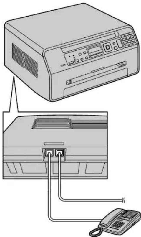 PANASONIC KX-MB1536PD - W razie braku sygnału wywołania faksu - 1