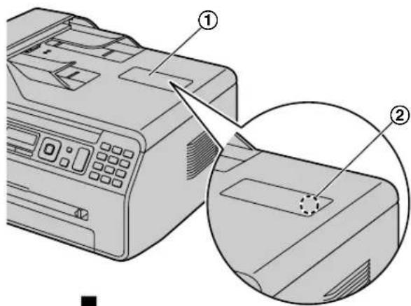 PANASONIC KX-MB1536PD - Korzystanie z automatycznego podajnika dokumentów (dotyczy tylko modelu KX-MB1530/KX-MB1536) - 1