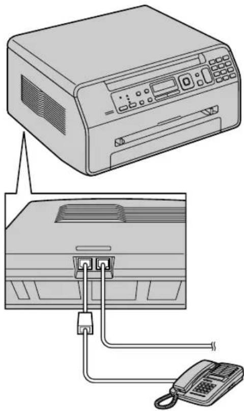 PANASONIC KX-MB1520PD - W razie braku sygnału wywołania faksu - 1