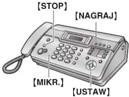 [STOP] [NAGRAJ] [MIKR.] [USTAW]