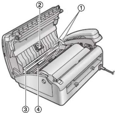PANASONIC KX-FT938PD - Czyszczenie podajnika dokumentów / szyby skanera - 2