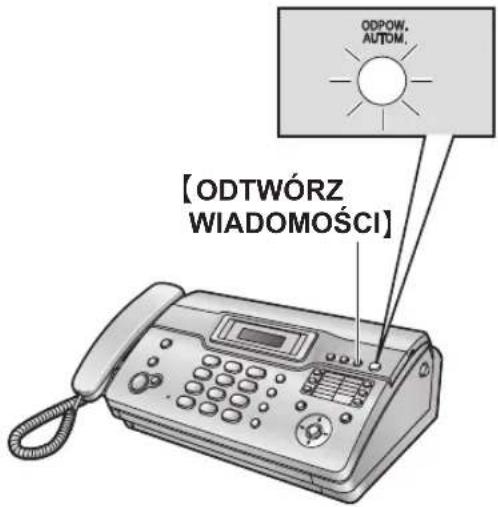 ODPOW. AUTOM. [ODTWÓRZ WIADOMOŚCI]
