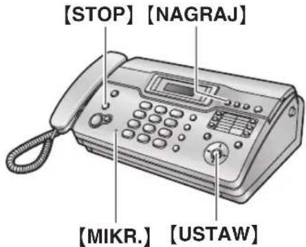 [STOP] [NAGRAJ] [MIKR.] [USTAW]