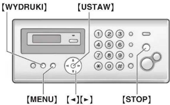 PANASONIC KX-FP218PD - Wydruk ustawień parametrów, zawartości książki tel. i raportów - 1