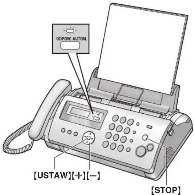 PANASONIC KX-FP218PD - Uruchamianie trybu FAKS - 1