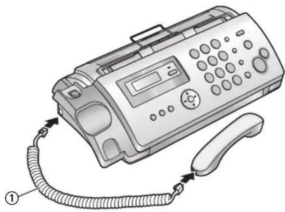 PANASONIC KX-FP218PD - Przewód słuchawkowy - 1
